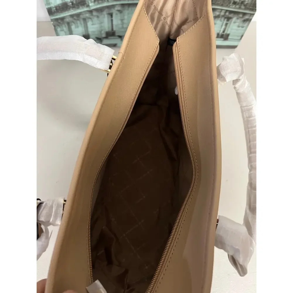 Michael Kors 35F0GTVT9L Jet Set Travel Large Saffiano Leather Tote Bag - Picture 5 of 7